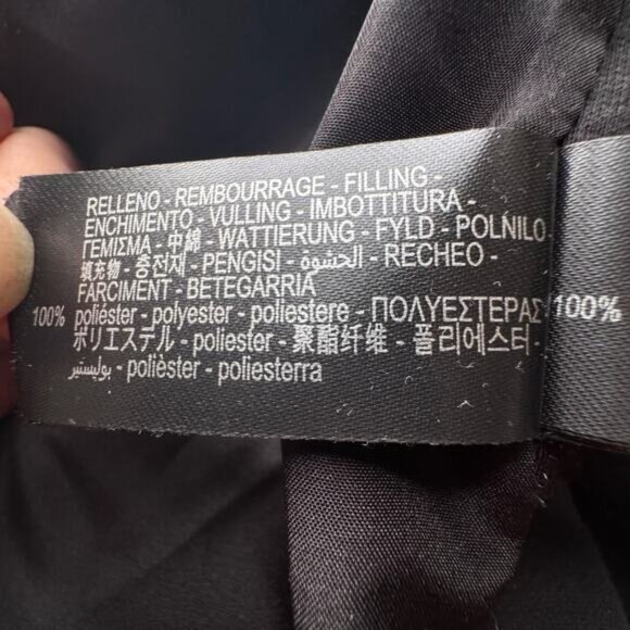 ZARA Combination Puffer Jacket Black - Picture 7 of 12